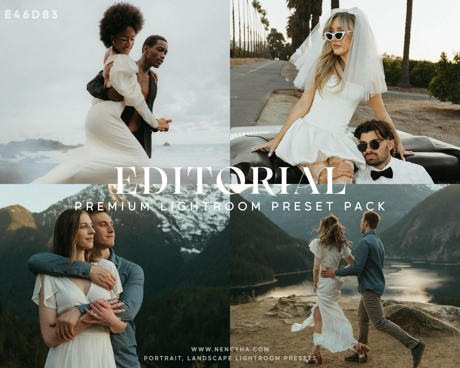 Bộ Sưu Tập LR Preset Đa Năng Dành Cho Ảnh Chụp Đám Cưới và Chân Dung (XMP/ACR, DNG) E46D83 1 E46D83