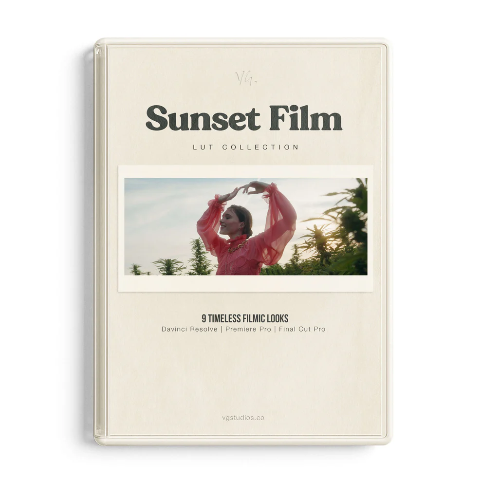 VG Studios Sunset Film LUT – Gói LUTs Hiện Đại Kết Hợp Cổ Điển (cube) V21L95