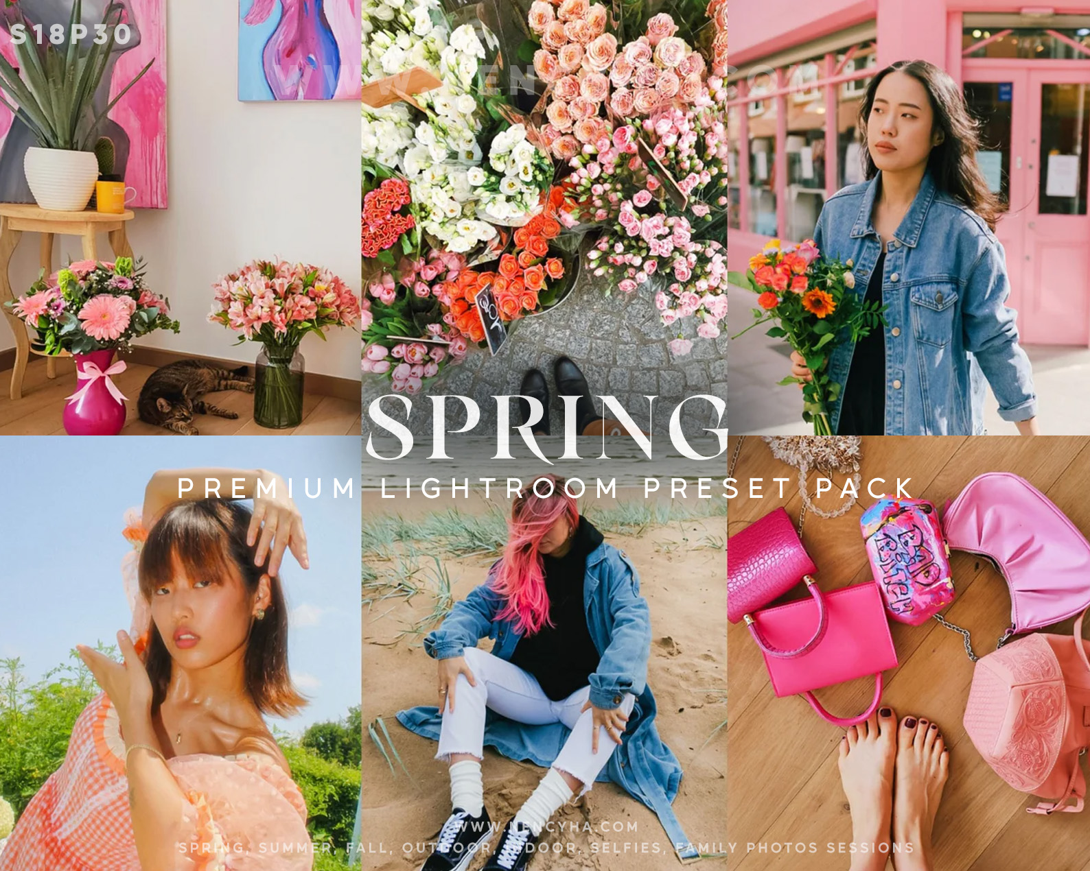 Gói Preset Mang Đến Sắc Rực Rỡ và Chính Xác Tự Nhiên Của Không Khí Mùa Xuân và Tết 2025 (xmp/acr, lr, dng) S18P30 2 Spring presets 2025