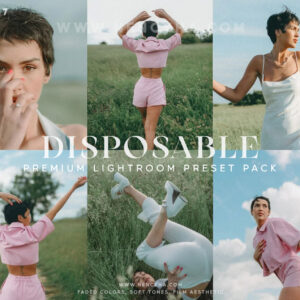 Disposable Film Vintage Presets – Kodak Max 800 Film Presets – The Disposable Film Preset Collection  (xmp/acr, lr, dng) D18B37