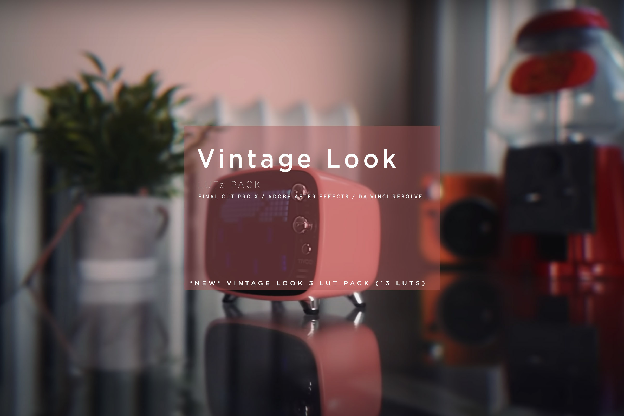 Color Grading LUTs – Vintage Look 3 LUT Pack (CUBE) V2L693N 1 NEW Vintage Look 3 LUT Pack 13 LUTs