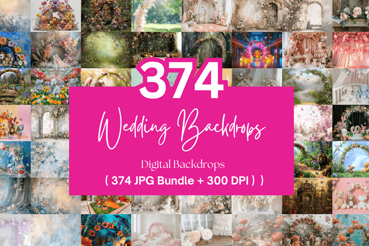 Wedding Digital Backdrop Bundle – Gói phông nền kỹ thuật số cho đám cưới B34V10 1 Wedding Digital Backdrop Bundle – Gói phông nền kỹ thuật số cho đám cưới