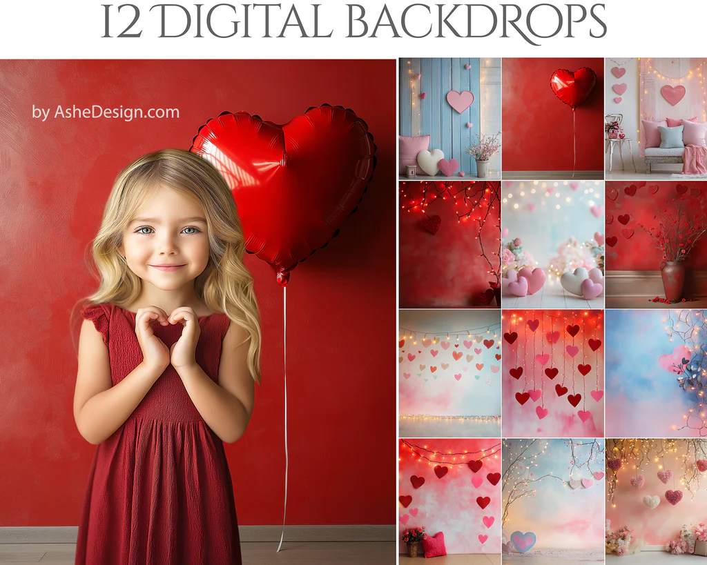 Digital Backdrops Valentine – Bộ phông nền chụp ảnh kỹ thuật số "My Valentine" (jpg) P51N59 1 Digital Backdrops Valentine – Bộ phông nền chụp ảnh kỹ thuật số "My Valentine" (jpg) P51N59