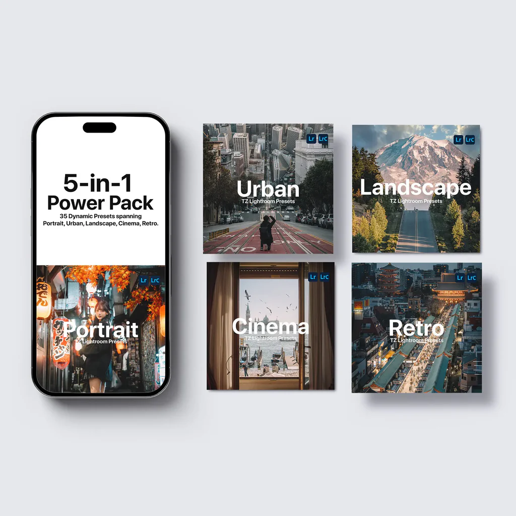 Supreme - TZ Lightroom Presets Complete Collection – Gói preset 35 tone màu dành cho nhiều thể loại ảnh theo phong cách Nhật Bản (xmp/acr, dng)