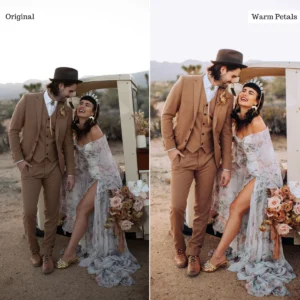 warm petals single color palette presets goi presets cho phong cach chup anh cuoi dinh hon va chan dung 4