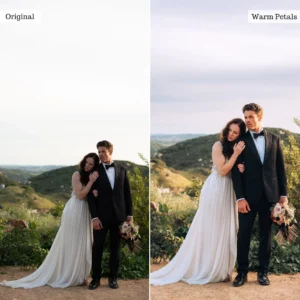 warm petals single color palette presets goi presets cho phong cach chup anh cuoi dinh hon va chan dung 6