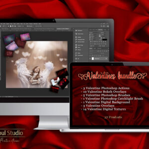 Sweet Soul Studio - Valentine Bundle – Gói bao gồm Actions - Bokeh - Brushes - Overlays - Textures theo chủ đề Ngày lễ tình nhân (abr, atn, jpg, png) A56T72