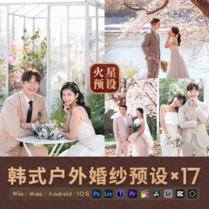 Bộ Preset 17 Tone Màu Hàn Quốc Dành Cho Ảnh Cưới 2025 (xmp/acr, cube, costyle, dng, lr) A65H57