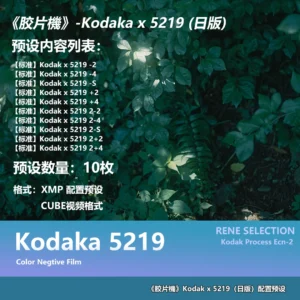 Bộ Preset và LUTs Kodak 5219 Phong Cách Film Nhật Bản 2025 (xmp/acr, cube) C73V06 9 bo preset va luts kodak 5219 phong cach phim dien anh nhat ban 2025 0