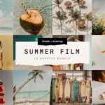 Creative Market - 15 Summer Film Lr Presets Bundle (Desktop & Mobile) – Gói Preset Màu Film VSCO Chỉnh Sửa Ảnh Mùa Hè Chuyên Nghiệp (lr, xmp/acr, dng) A84X03