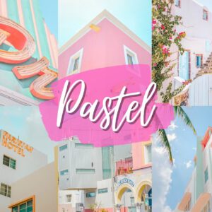 CreativeMarket - 10 PASTEL Presets for Lightroom – Bộ sưu tập 10 Preset màu Pastel ấm áp và mềm mại (xmp/acr) M75M58