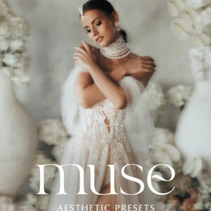 Vicky Baumann – Muse Desktop Presets Vol 1 – Bộ sưu tập Preset màu kem mềm mại hài hòa tinh tế và sang trọng dành cho ảnh Cưới
