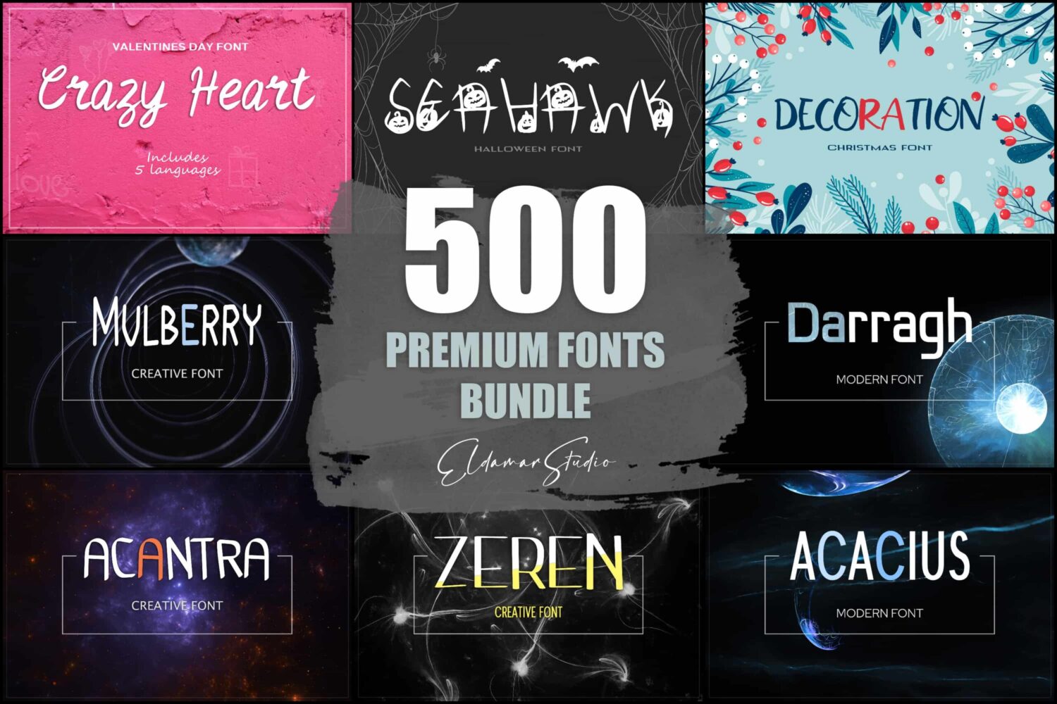 Eldamar Studio - 500 Premium Fonts Bundle – Bộ Sưu Tập 500 Phông Chữ Độc Đáo Dành Cho Thiết Kế A90O79 1 Eldamar Studio - 500 Premium Fonts Bundle – Bộ Sưu Tập 500 Phông Chữ Độc Đáo Dành Cho Thiết Kế A90O79