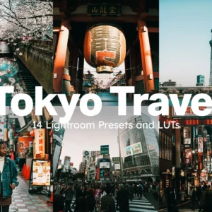 14 Tokyo Travel Lightroom Presets and LUTs – Bộ sưu tập 14 Preset Màu Cine Nhật Bản Cảm Xúc Đến Từ Tokyo (xmp/acr, cube) N91C16