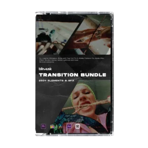 Blindusk - Transition Bundle | 250+ Elements + SFX | Video Editing Pack (5GB) – Bộ sưu tập hơn 250+ chuyển tiếp điện ảnh chất lượng cao (mov) A92X32