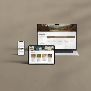 Mẫu Notion hữu ích quản lý công việc dễ hơn dành cho Nhiếp ảnh gia