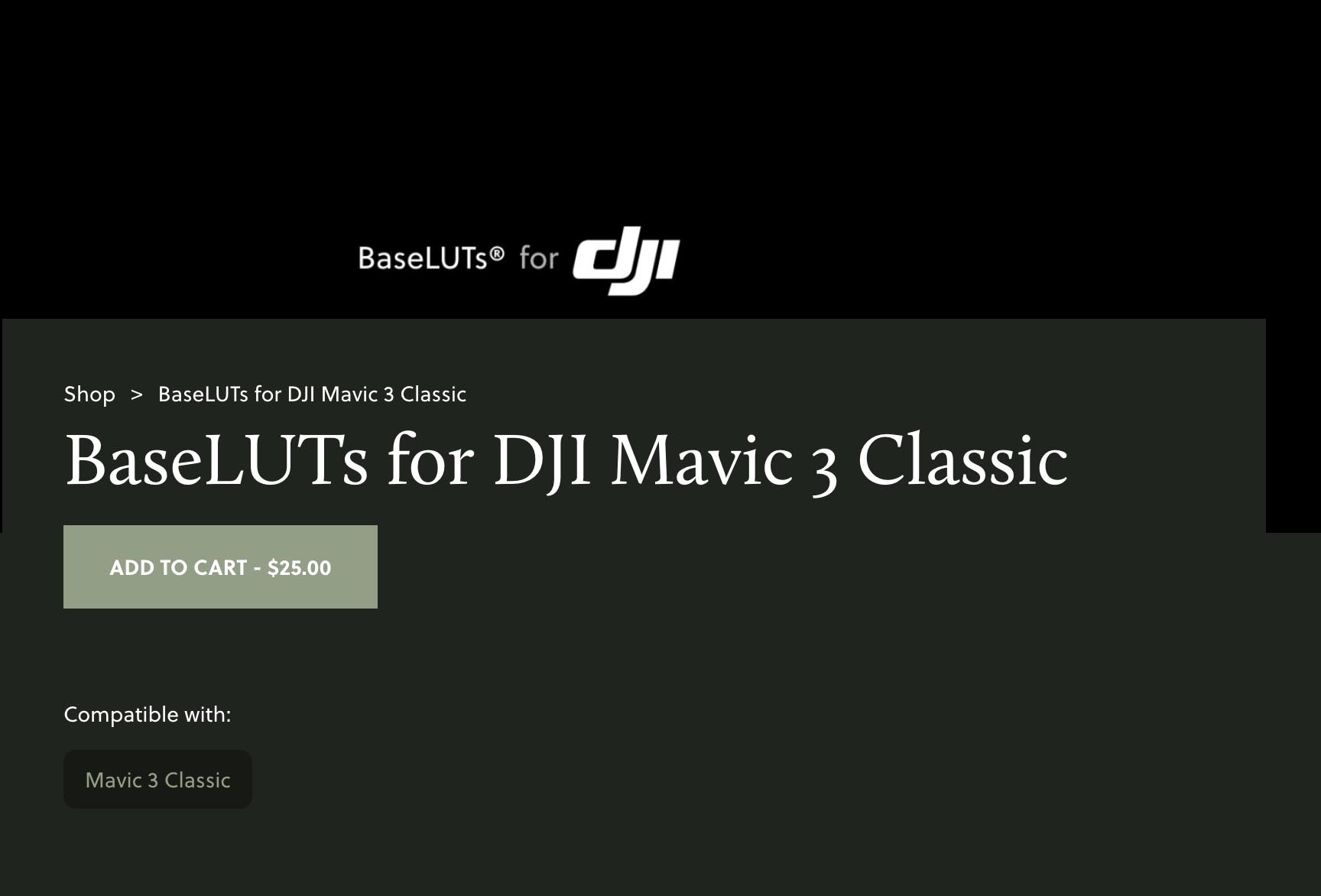 Gamut - BaseLUTs 2.0 - DJI Mavic 3 Classic (cube) G92C30 1 Gamut - BaseLUTs 2.0 - DJI Mavic 3 Classic (cube) G92C30