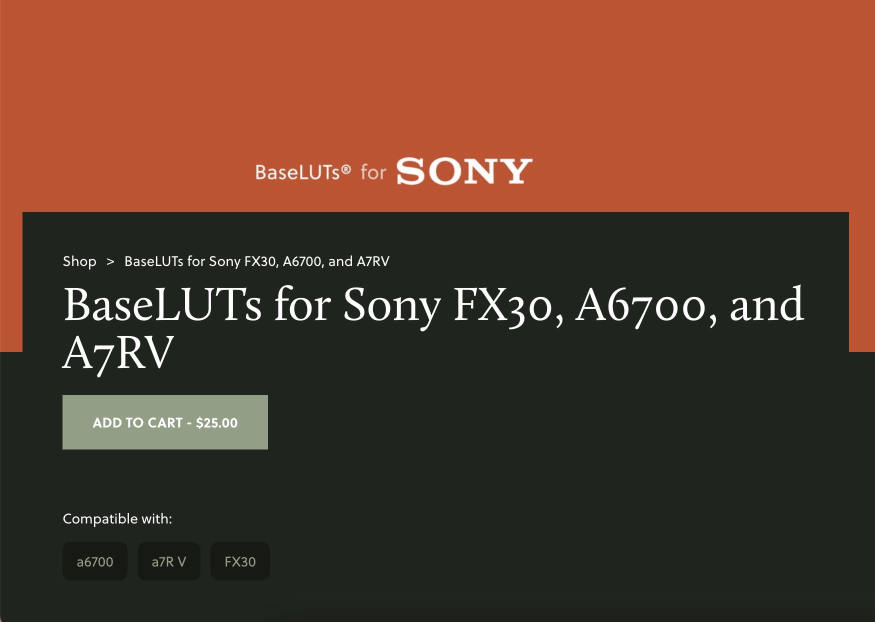 Gamut - BaseLUTs 2.0 - Sony FX30 - A6700 and A7RV (cube) A92B22 1 Gamut - BaseLUTs 2.0 - Sony FX30 - A6700 and A7RV (cube) A92B22