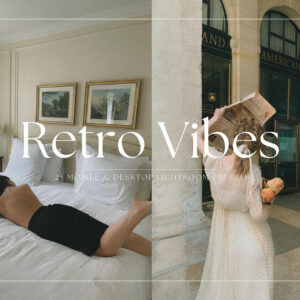 Retro Vibes Lightroom Presets – Bộ sưu tập 25 Preset màu aesthetic fujifilm analog đẹp (xmp/acr, dng) R91T69