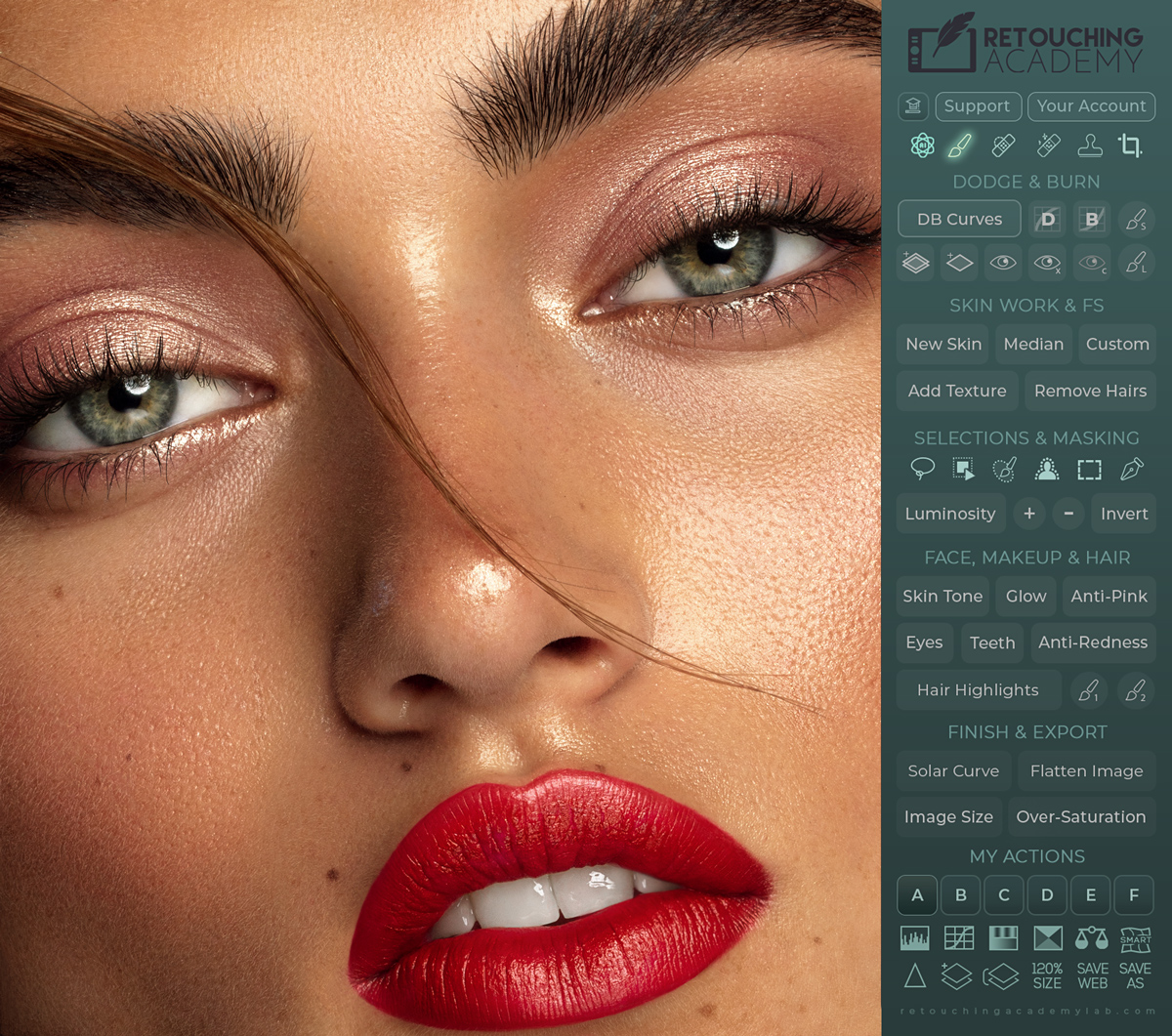 Beauty Retouch Panel — Bộ Panel Retouch chuyên nghiệp dành cho Photoshop K99X28 4 beauty retouch panel bo panel retouch chuyen nghiep danh cho photoshop 2
