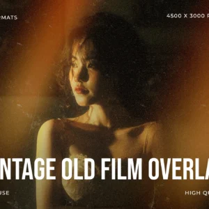 Vintage Old Film Overlay – Bộ Sưu Tập Overlay Film Cũ Cổ Điển (png) C99X01