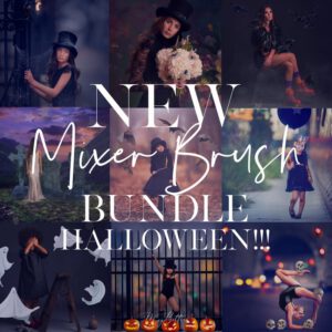 Halloween Mixer Brushes — Bộ sưu tập Mixer Brushes dành cho Halloween (abr) L105X55