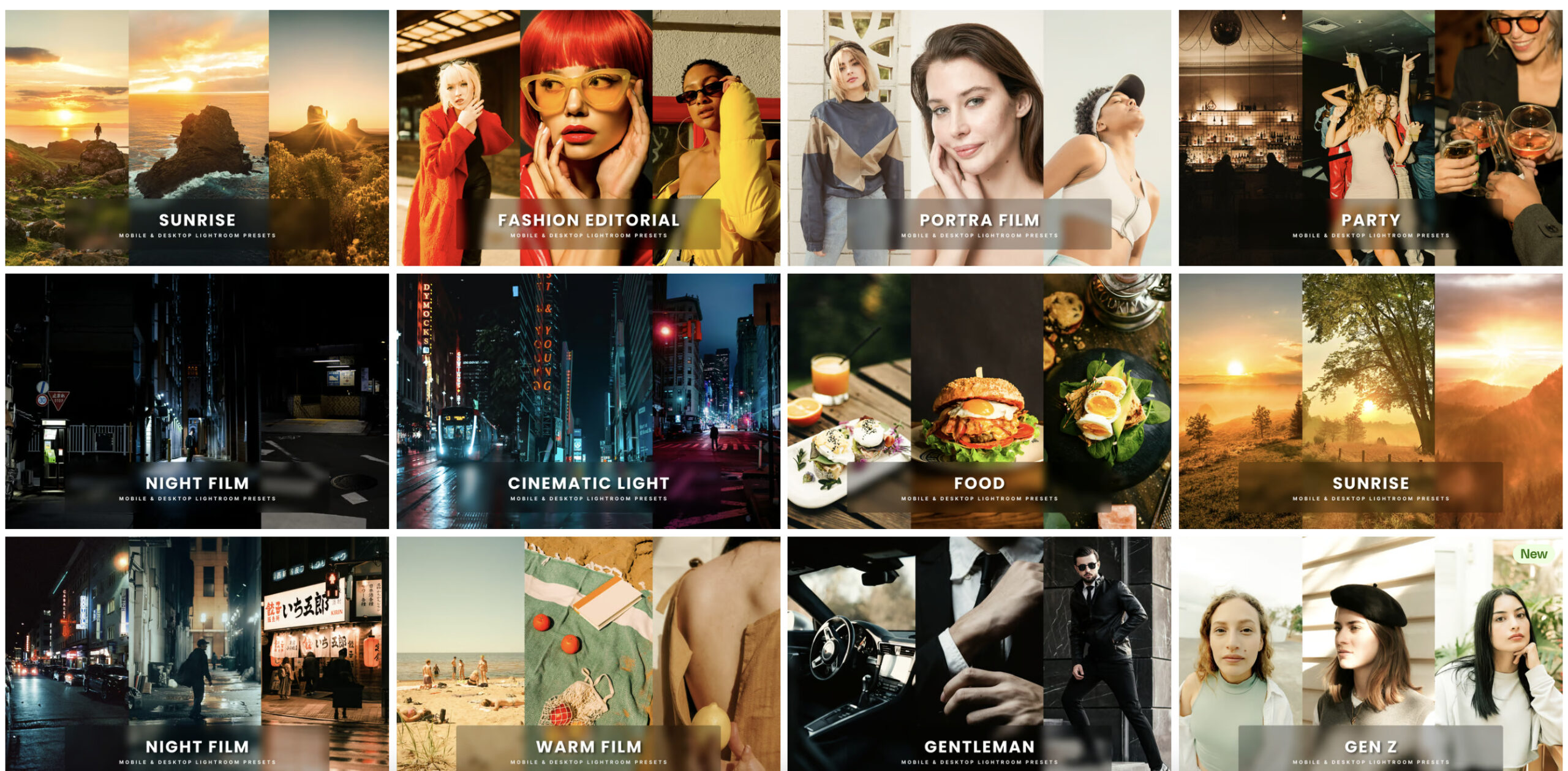 Lightroom Presets Collections by BrandEarth — Bộ sưu tập Preset Envato Elements của BrandEarth (xmp/acr) G113X06