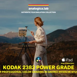 Analogica Lab – Kodak 2383 PowerGrade — Bộ sưu tập LUTs màu phim KODAK cổ điển (cube, drx, dpx) F112R67