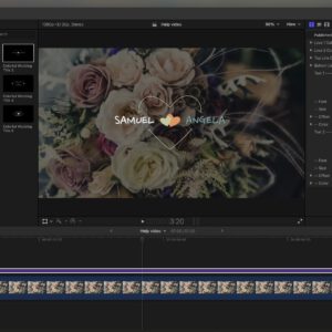 Colorful Wedding Titles Final Cut Pro X — Mẫu tiêu đề đám cưới đầy màu sắc dành cho Final Cut Pro X F114X83