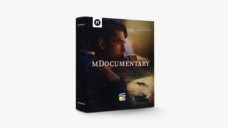 MotionVFX – mDocumentary FCP — Bộ công cụ chỉnh sửa và hiệu ứng điện ảnh dành cho Final Cut Pro D111T49 1 MotionVFX – mDocumentary FCP — Bộ công cụ chỉnh sửa và hiệu ứng điện ảnh dành cho Final Cut Pro D111T49